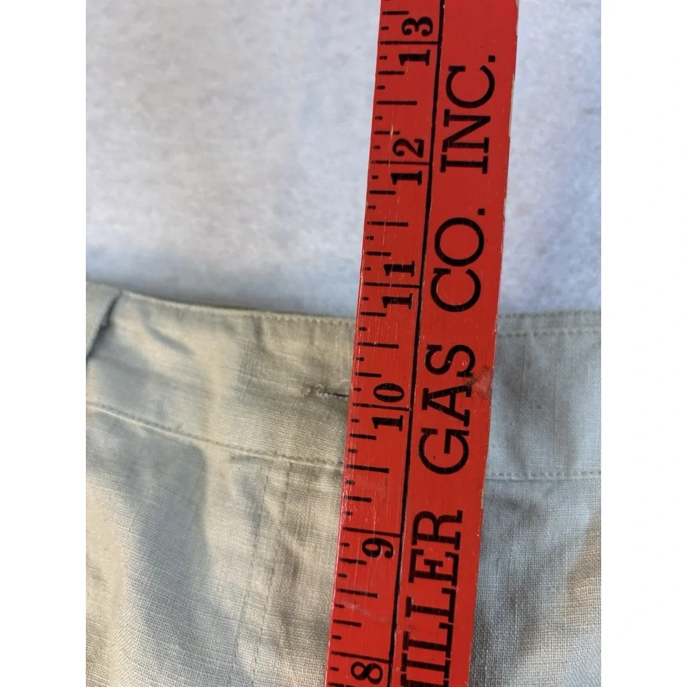 Falls Creek Linen Blend Shorts Womens 10 (32x6) Outdoor Camp Hiking Casual NEW